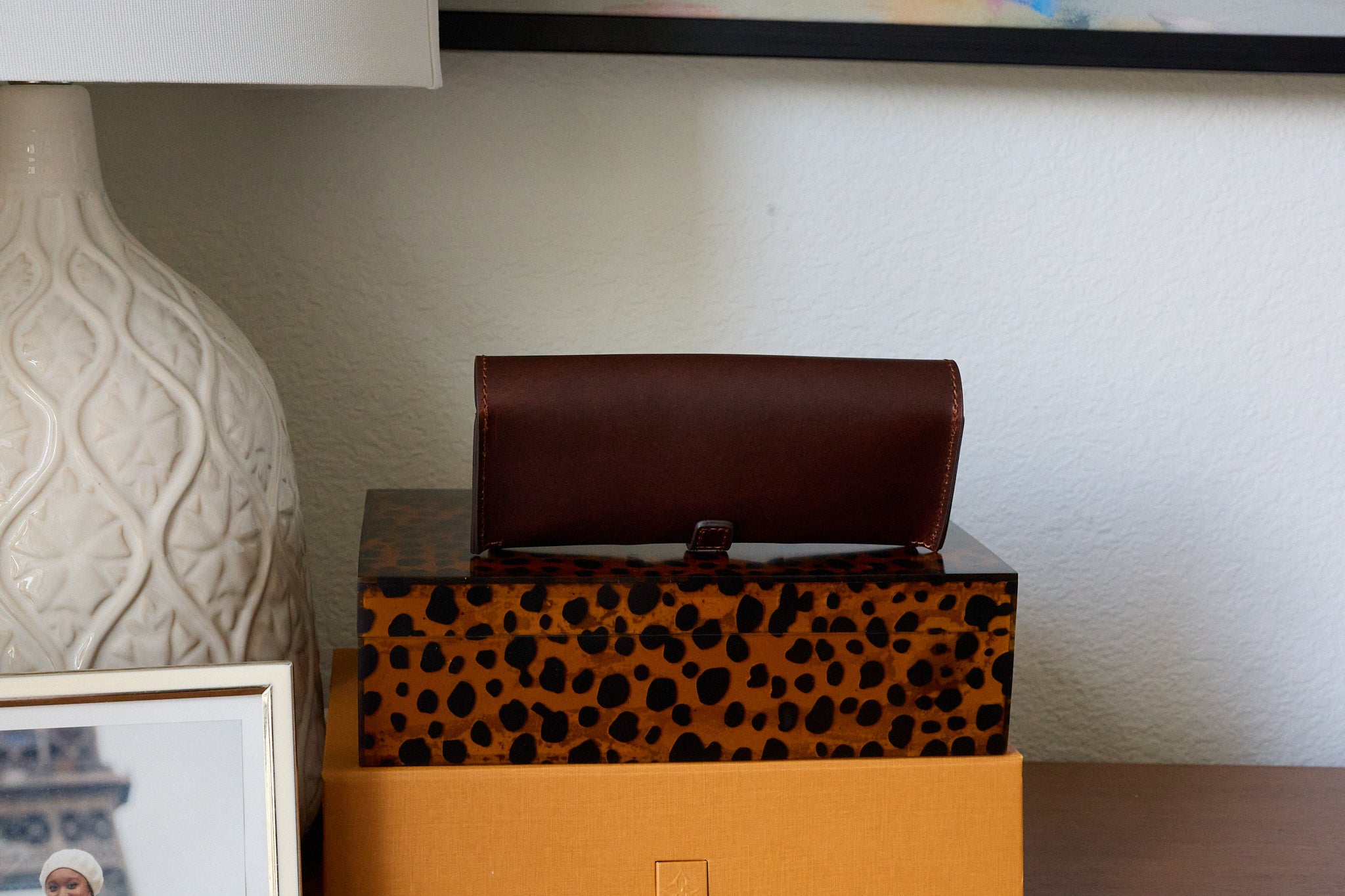 Leather Sunglasses/Pen Case (IMPERFECT)