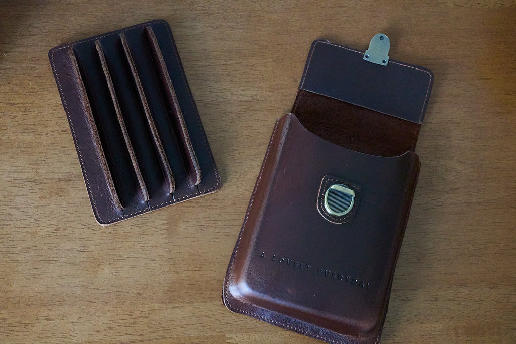 Leather 5-Pen Case (IMPERFECT)