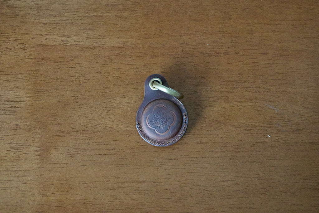 Leather Apple Air Tag Holder (IMPERFECT)