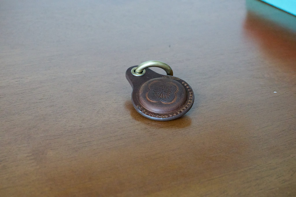 Leather Apple Air Tag Holder (IMPERFECT)